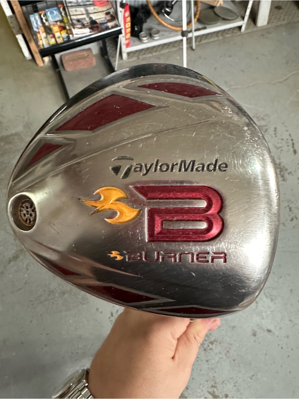 Taylor made Golf Club  driver. Head (TaylorMade Burner).